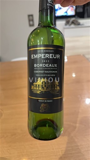 Bordeaux Empereur Vieilli en Fûts de Chêne 2022
