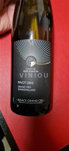 Weine Blanc sec Grand Cru Sonnenglanz Cave de Beblenheim Non millésimé Frankreich Elsass Nicht spezifiziert AOC Grand Cru
