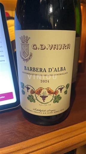 Piedmont Wines Barbera d'Alba G.D. Vajra 2024
