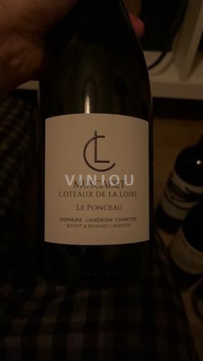 Thung lũng sông Loire Muscadet-Coteaux-de-la-Loire Domaine Landron Chartier Le Ponceau 2020
