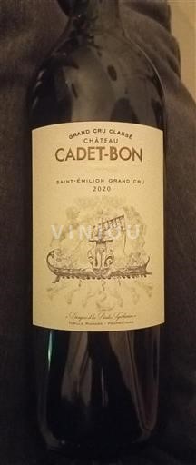 Bordeaux Saint-Émilion Grand Cru Château Cadet-Bon 2020