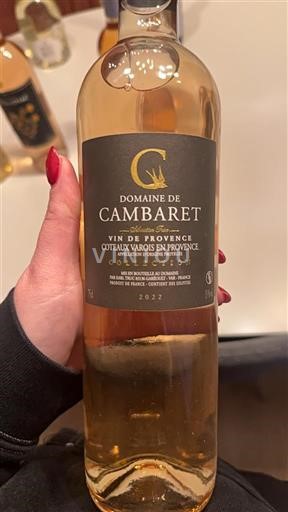 Provence Coteaux Varois en Provence Domaine Cambaret Collection 2022