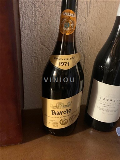 Piamonte Barolo Riserva Speciale 1971