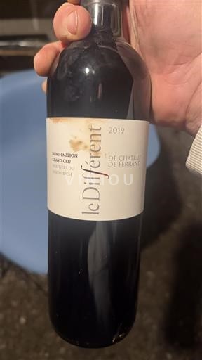 Bordéus Saint-Émilion Grand Cru Château Ferrand Le Différent 2019