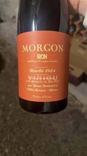 Beaujolais Morgon Yann Bertrand Iron 2024