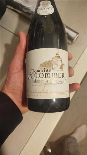 Rhônedalen Côtes du Rhône Domaine Colombier 2007