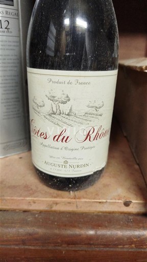 Rhônevallei Côtes-du-rhône Auguste Nurdin Niet-geïntegreerd