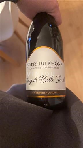 Rhônevallei Côtes-du-rhône Ange de Belle Feuille Niet-geïntegreerd