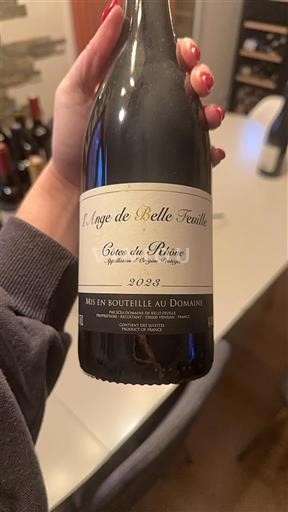 Rhônevallei Côtes-du-rhône L'Ange de Belle Feuille 2023
