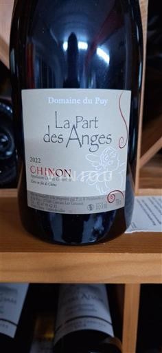Loire Valley Chinon Domaine Puy La Part des Anges 2022