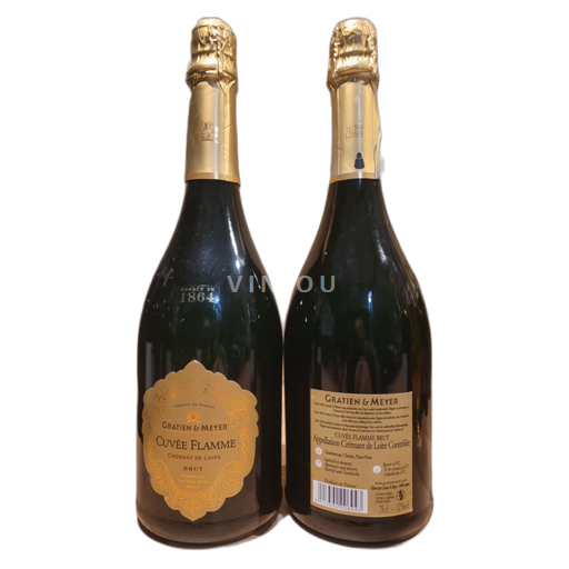 Loirevallei Crémant de Loire Gratien & Meyer Flamme Niet-geïntegreerd