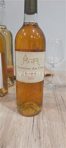Bordeaux Loupiac Château Cros 2003