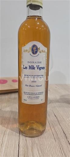 Roussillon Muscat de Rivesaltes Domaine Les Mille Vignes 2003