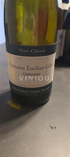 Bourgogne Viré-clessé Domaine Émilian Gillet Quintaine 2010