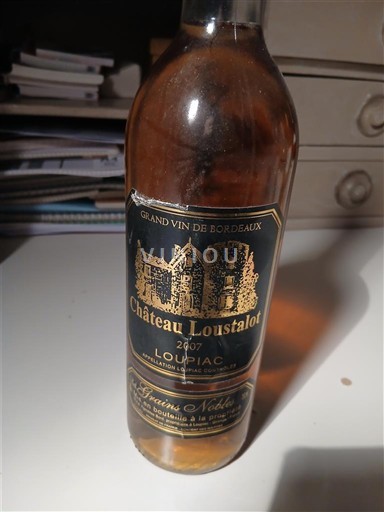 Bordeaux Loupiac Château Loustalot Noble 2007