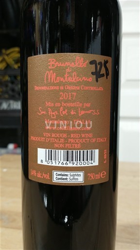 Toscana Brunello di Montalcino San Polo di Lavacchio 2017