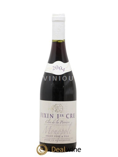 Vinos Blanc sec Clos de la Perrière Domaine Jollet 2020 Francia Borgoña Fixin AOC Premier Cru