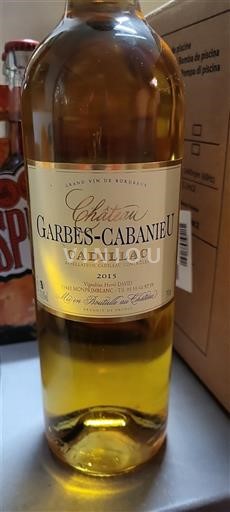 Bordeaux Cadillac Château Garbes-Cabanieu 2015