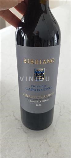 Rượu vang Rouge sec Vigna del Capannino Bibbiano 2020 Ý Toscana Chianti Classico DOCG