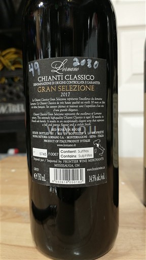Toscana Chianti Classico Lornano Gran Selezione 2017