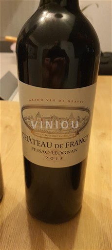 Bordeaux Pessac-Léognan Château France 2015