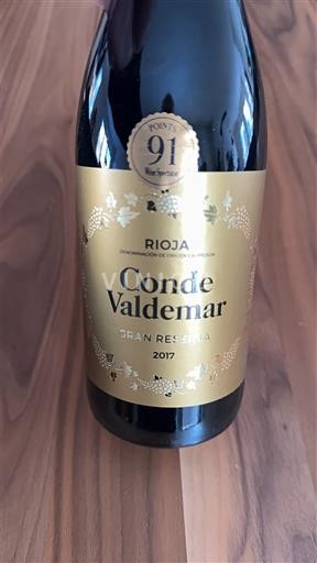 La Rioja Rioja Conde Valdemar Gran Reserva 2017