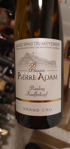 Alsasko Nespecifikováno Grand Cru Domaine Pierre Adam Riesling Kaefferkopf 2023