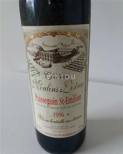 Bordeaux Puisseguin-saint-émilion Château Moulins Listrac 1996