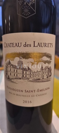 Bordeaux Puisseguin-saint-émilion Château S Laurets 2016