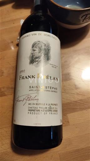 Bordeaux Saint-Estèphe Château Phélan Ségur Frank Phélan 1992