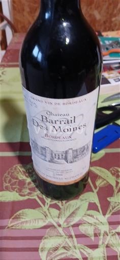 Burdeos Bordeaux Château Barrail Des Moines Sin añada