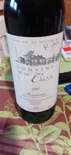 Bordeaux Domaine La Croix 2007