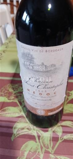 Bordeaux Médoc Château Saint-Christophe 2005