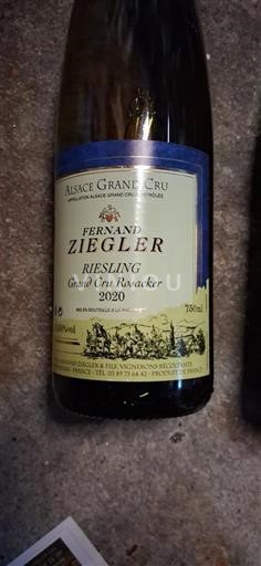 Alsasko Alsasko Grand Cru Grand Cru Fernand Ziegler Grand Cru Ruenacker 2020