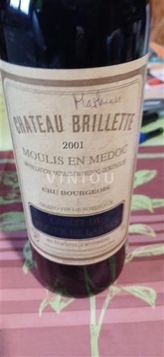 Bordeaux Moulis-en-Médoc Château Brillette 2001