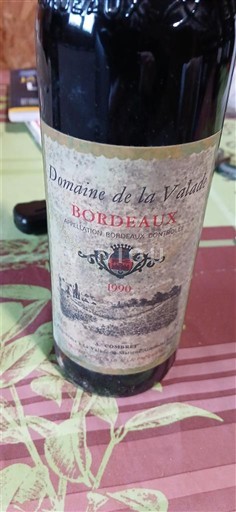 Burdeos Bordeaux Domaine La Valade 1990