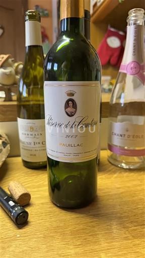 Bordeaux Pauillac Château Pichon Longueville Comtesse de Lalande Réserve de la Comtesse 2002