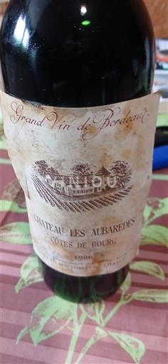 Bordeaux Côtes-de-bourg Château Les Aubareys 1990