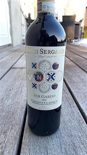Vinos Rouge sec Ser Gardo Bindi Sergardi 2023 Italia Toscana Chianti Classico DOCG
