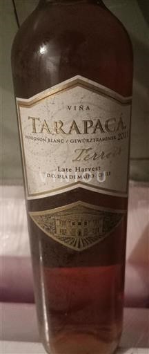 Thung lũng Maipo Không được chỉ định Viña Tarapacá Terra Late Harvest 2011