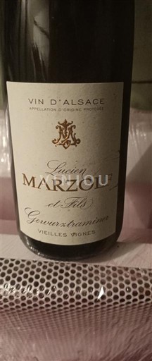 Alsácia Lucien Marzolf et Fils Gewurztraminer Vieilles Vignes Não Sazonado