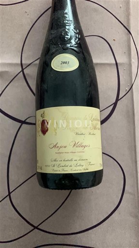 Loire Valley Anjou Villages Domaine La Garrelière 2003