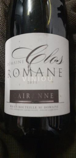 Rhônedalen Cairanne Domaine Clos Romane 2011