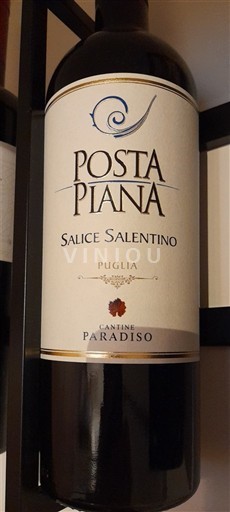 Puglia Salice Salentino Cantine Paradiso Posta Piana Không niên vụ