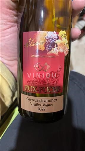 Alsace Fux-Fuchs Vieilles Vignes 2022