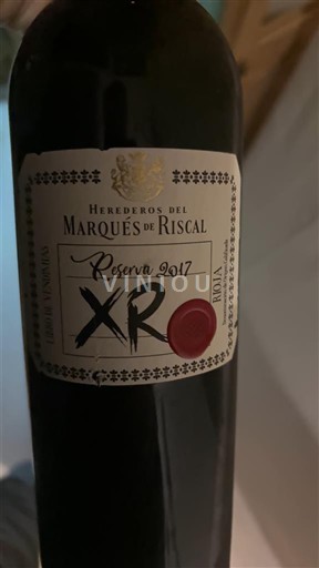 La Rioja rioja Marqués de Riscal XR Reserva 2017