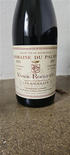 Borgogna Vosne-Romanée Domaine Palais Les Raviolles 2023