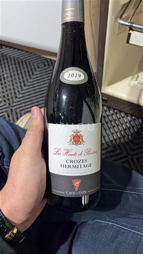 Thung lũng Rhône Crozes-hermitage Cave de Tain Les Hauts de Pierre 2019