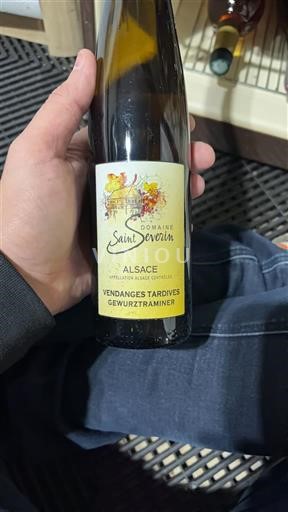 Alsace Vendanges Tardives Domaine Saint Severin Không niên vụ