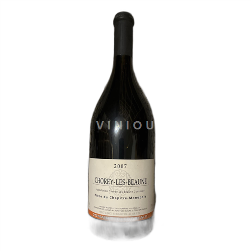 Burgundy Chorey-lès-Beaune Domaine Tollot-Beaut Pièce du Chapitre-Monopole 2007